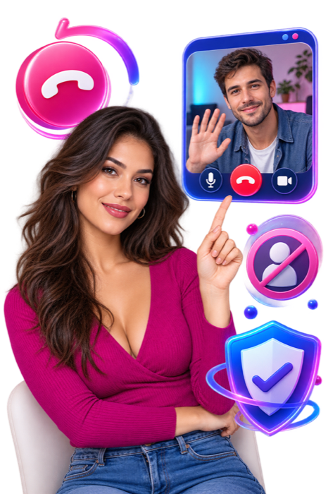 An adult using call controls and online safety tools